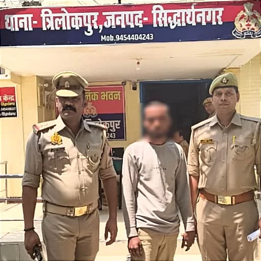 पॉक्सो एक्ट के मामले में वांछित था अभियुक्त, पुलिस की कार्रवाई
