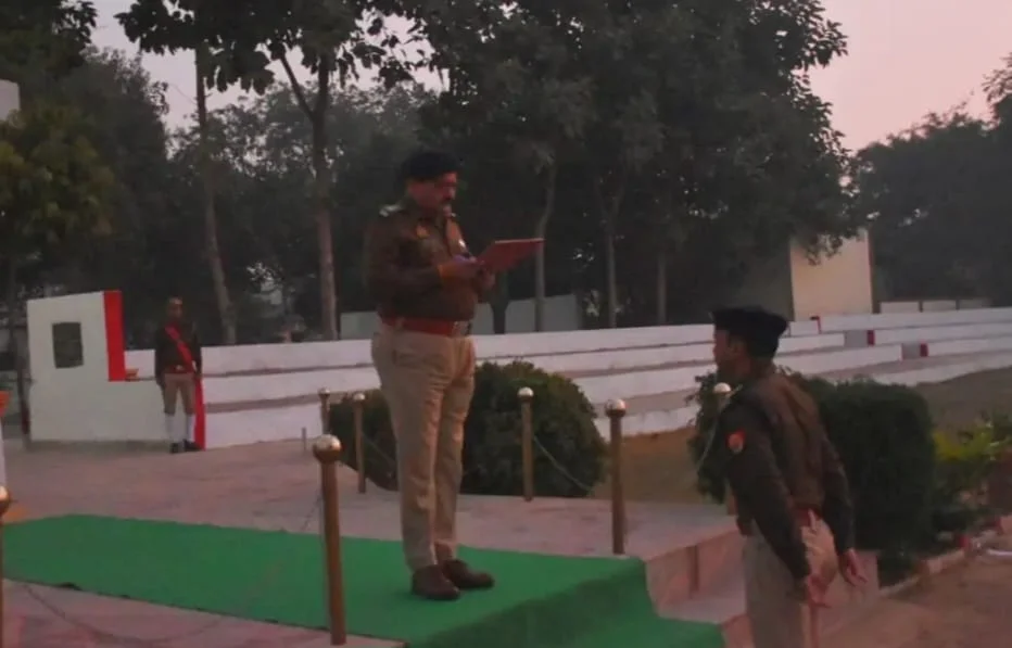 रिजर्व पुलिस लाइन में किया व्यापक निरीक्षण
